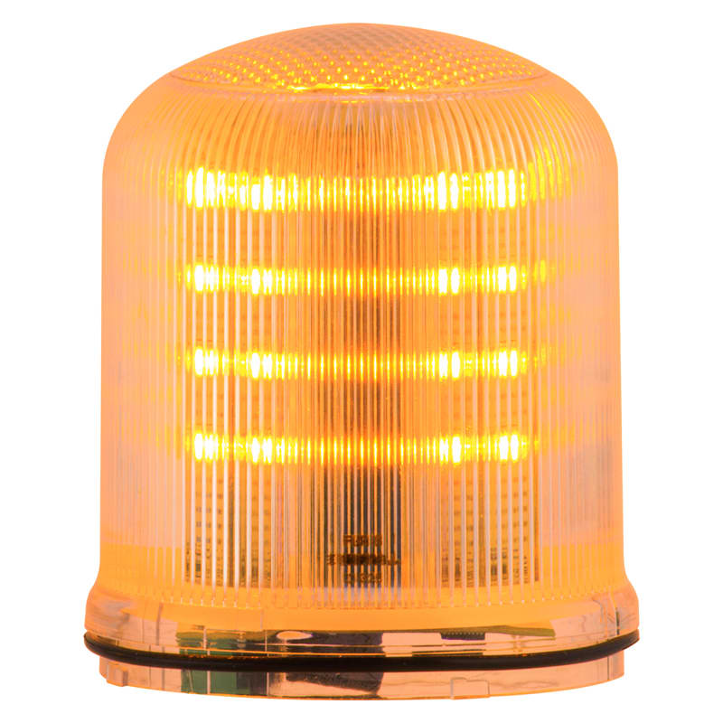 SIRENA - MLINE Dispositivo a LED ARANCIONE fisso/lampeggiante/rotante IP66 multitensione