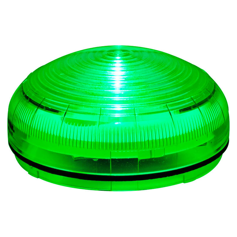 SIRENA - MLINE Dispositivo a LED BLU fissa/lampeggiante/strobo lente di Fresnel IP66 multitensione