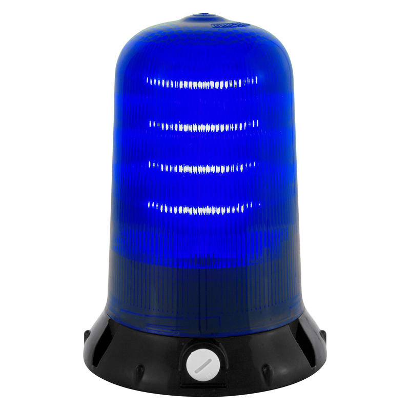 SIRENA - RA HD : luce a LED blu - base alluminio - fissa/flash/rotante - IP65 - V90/240AC