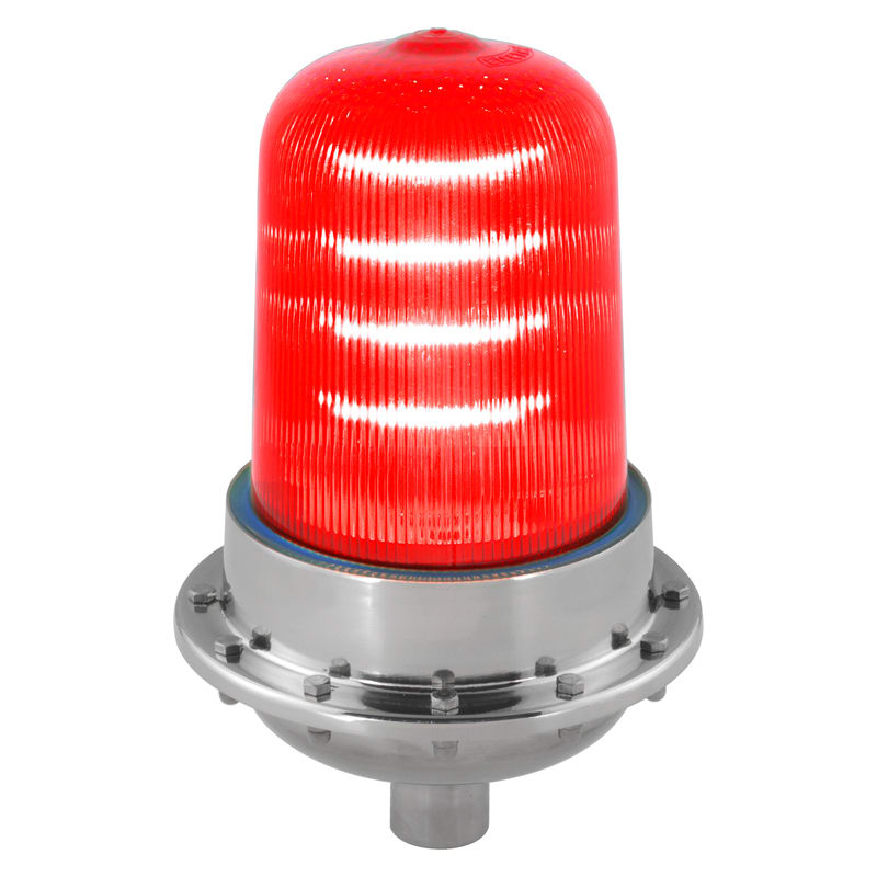 SIRENA - RA WP LED RED V90/240AC SS