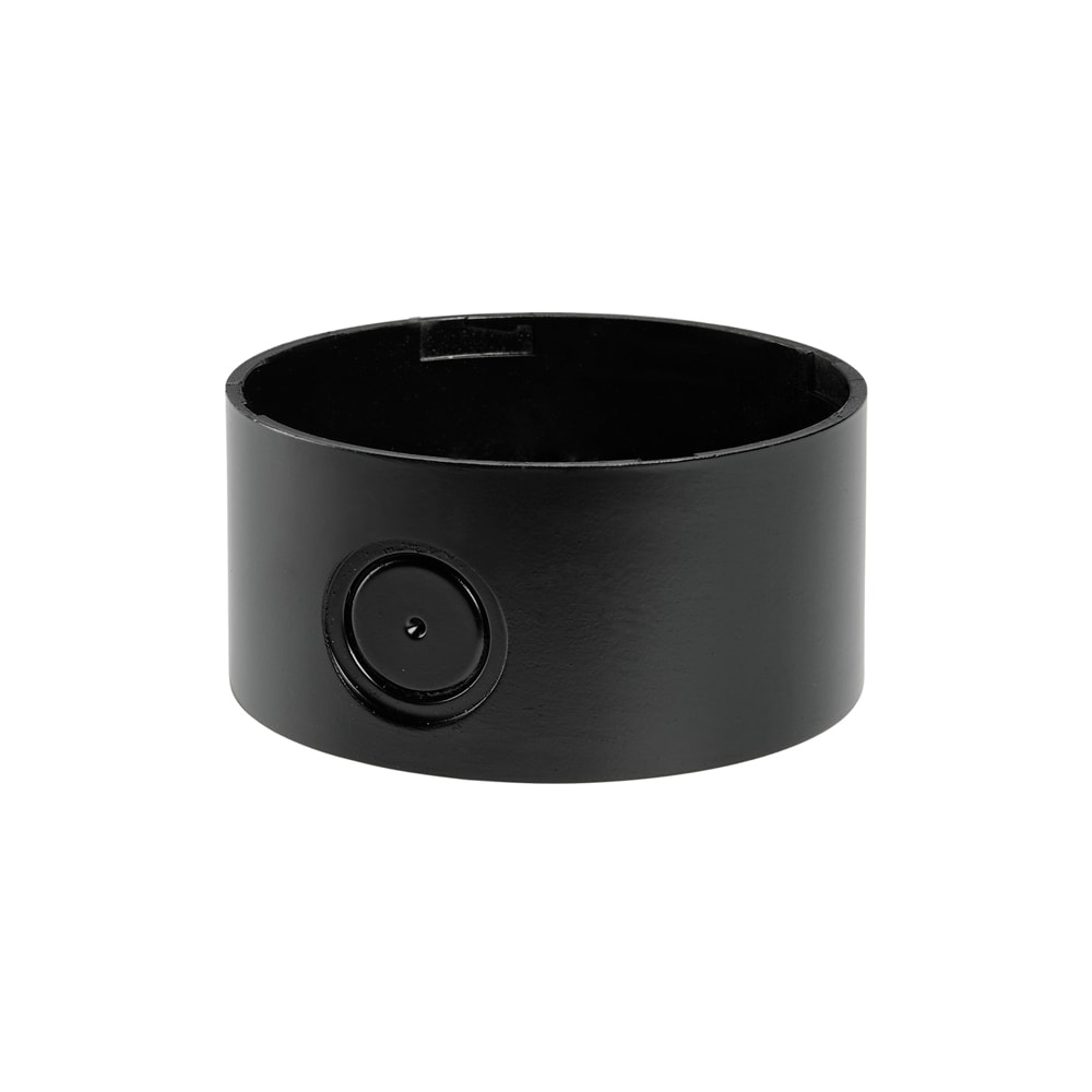 SIRENA - MLINE Base alta per il montaggio superficiale NERA, cablaggio laterale, V40/80 ACDC