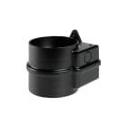 SIRENA - MLINE Base a parete NERA installaazione di 2 dispositivi MLINE V40/80 ACDC 90457