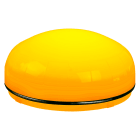 SIRENA - MLINE Luce a LED ARANCIONE fissa/lampeggiante/strobo lente opalina IP66 multitensione