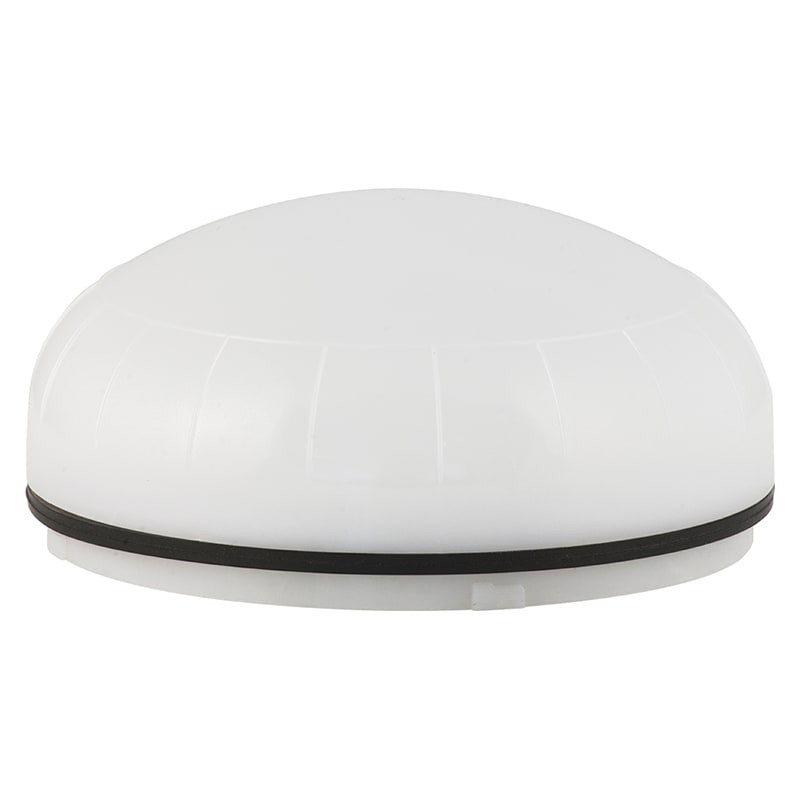 SIRENA - MLINE Luce a LED BIANCA fissa/lampeggiante/strobo lente opalina IP66 multitensione