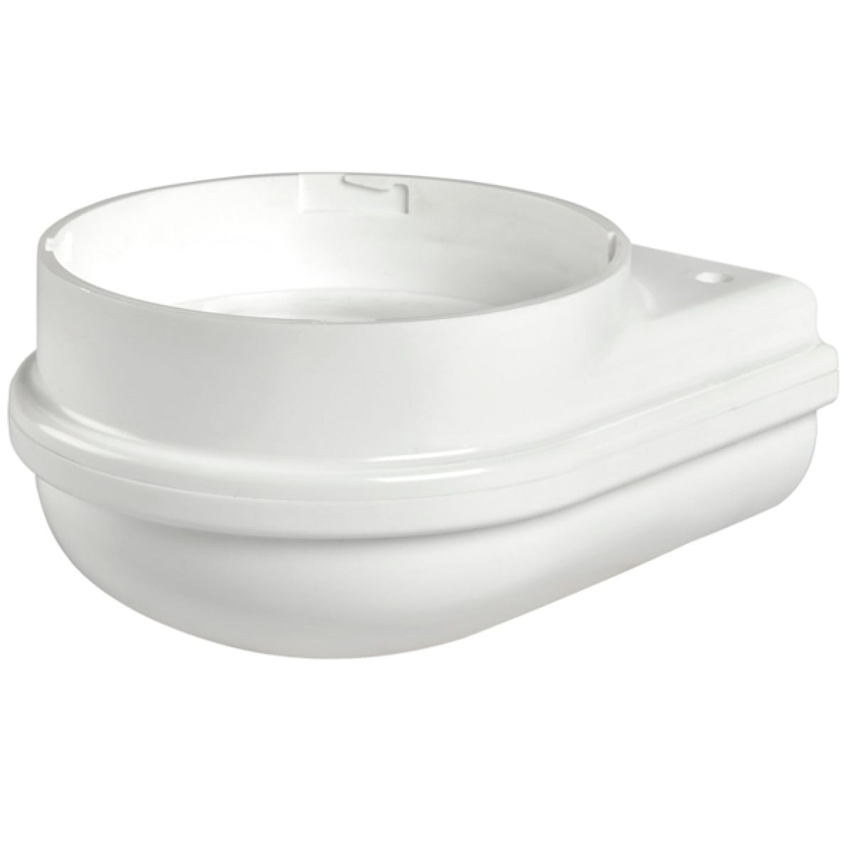 SIRENA - MLINE Base a parete BIANCA cablaggio dalla base/dal retro V120/240 AC 90511