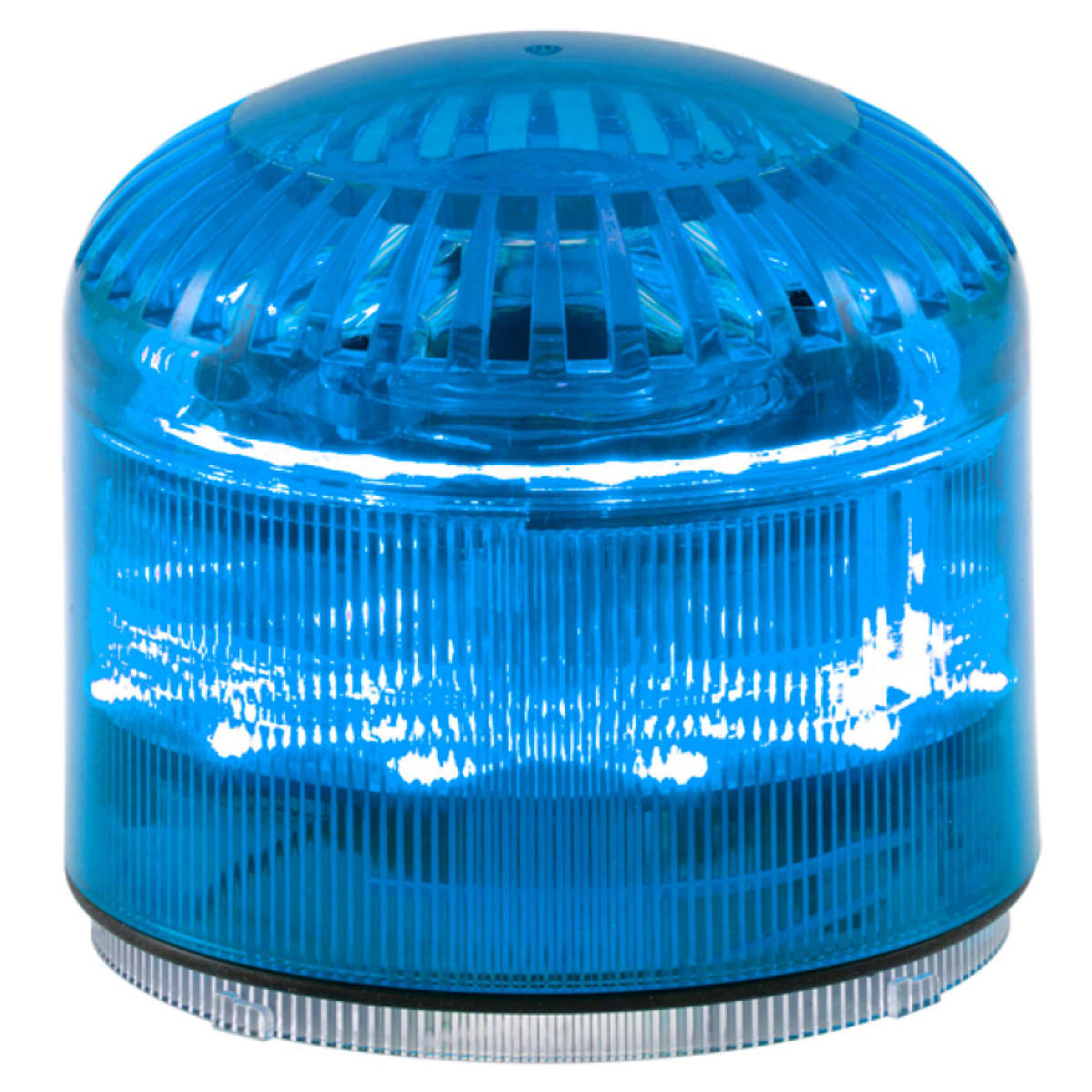 SIRENA - MLINE Combinato sonoro/luminoso BLU luce fissa/strobo 115db 32 suoni IP65