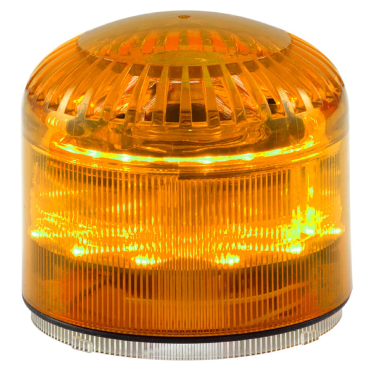 SIRENA - MLINE Combinato sonoro/luminoso ARANCIONE luce fissa/strobo 115db 32 suoni IP65