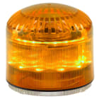 SIRENA - MLINE Combinato sonoro/luminoso ARANCIONE luce fissa/strobo 115db 32 suoni IP65