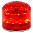 SIRENA - MLINE Combinato sonoro/luminoso ROSSO luce fissa/strobo 115db 32 suoni IP65