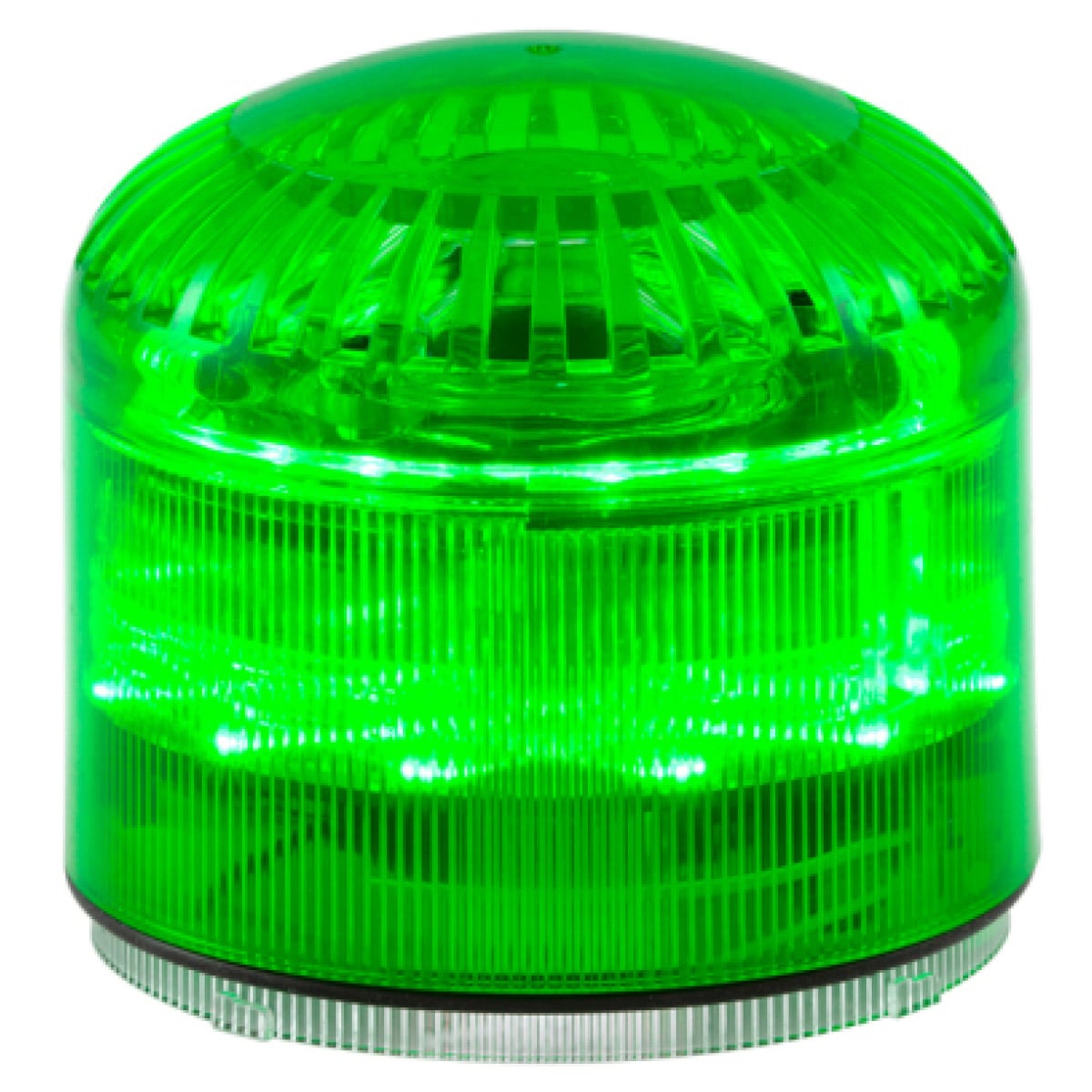 SIRENA - MLINE Combinato sonoro/luminoso VERDE luce fissa/strobo 115db 32 suoni IP65