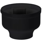 SIRENA - MLINE Base NERA per installazione su tubo filettato di 1*1/2 NPT V40/80 ACDC