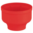 SIRENA - MLINE Base ROSSA per installazione su tubo filettato di 1*1/2 NPT V40/80 ACDC