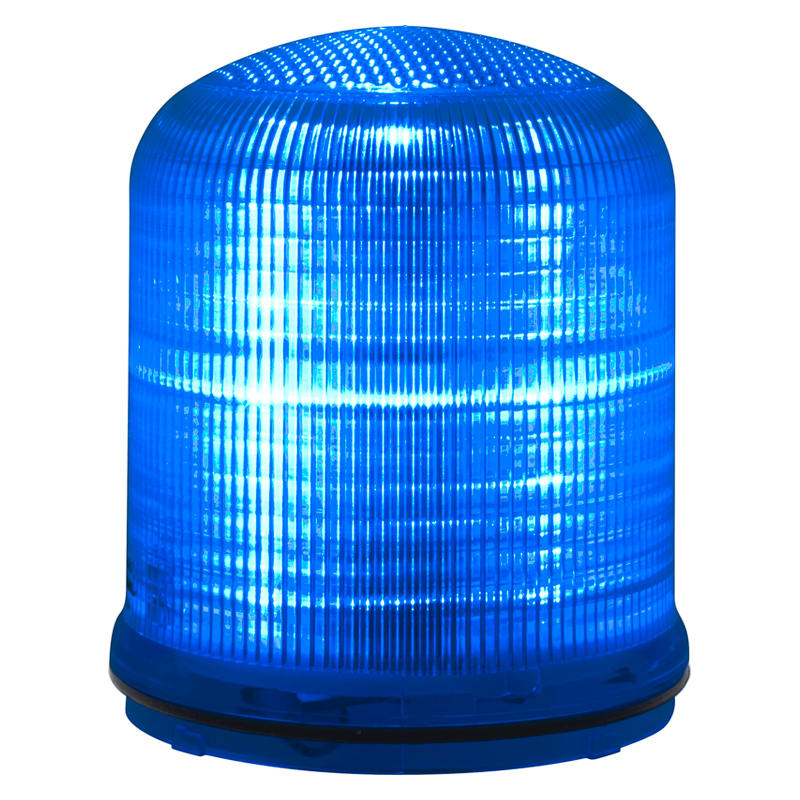 SIRENA - MLINE Luce a LED BLU lampeggiante/strobo/random IP66 multitensione