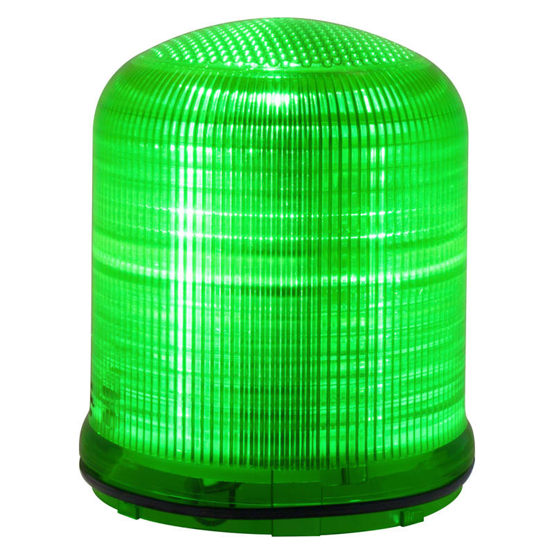 SIRENA - MLINE Luce a LED VERDE lampeggiante/strobo/random IP66 multitensione