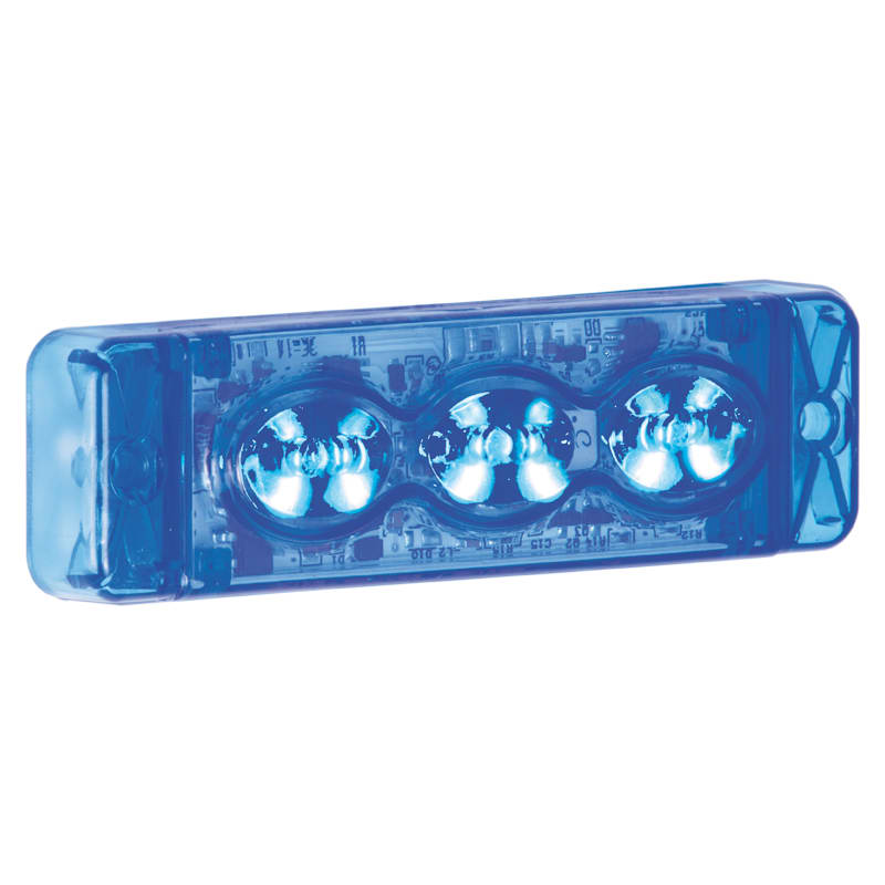 SIRENA - FWL segnalatore lineare a LED luce fissa e flash (triplo lampeggio) IP66 V12/24DC