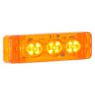 SIRENA - FWL segnalatore lineare a LED luce fissa e flash (triplo lampeggio) IP66 V12/24DC