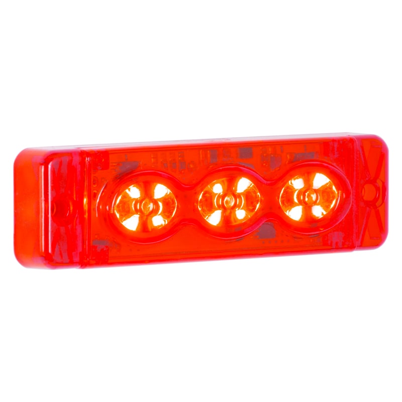SIRENA - FWL segnalatore lineare a LED luce fissa e flash (triplo lampeggio) IP66 V12/24DC