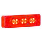 SIRENA - FWL segnalatore lineare a LED luce fissa e flash (triplo lampeggio) IP66 V12/24DC