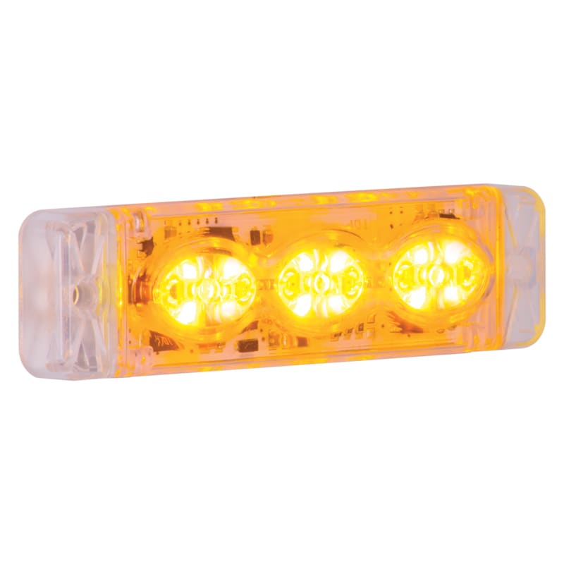 SIRENA - FWL segnalatore lineare a LED luce fissa e flash (triplo lampeggio) IP66 V12/24DC
