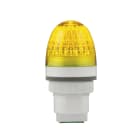 SIRENA - P40 S : indicatore a LED giallo - effetto fisso/lampeggiante/strobo - IP66 V12/24ACDC