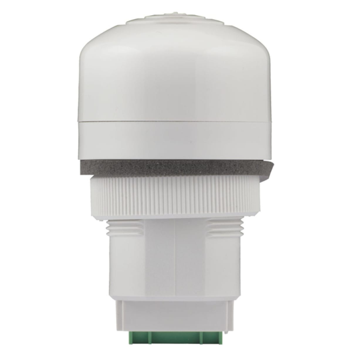 SIRENA - P40A buzzer piezoelettrico suono intermittente e continuo 85db IP65 V12/24ACDC base GRIGIA