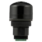 SIRENA - P40 A buzzer piezoelettrico suono intermittente e continuo 85db IP65 V12/24ACDC base GRIGIA
