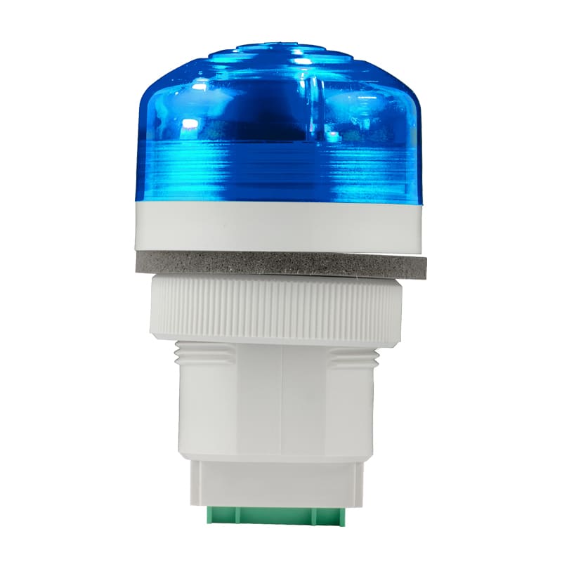 SIRENA - P40 A LED : buzzer luminoso blu - fissa/lampeggiante - 85dB - IP65 - 48/240VAC