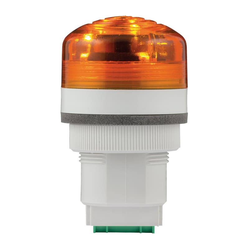 SIRENA - buzzer piezoelettrico fissa/lampeggiante suono intermittente e continuo 85db base GRIGIA