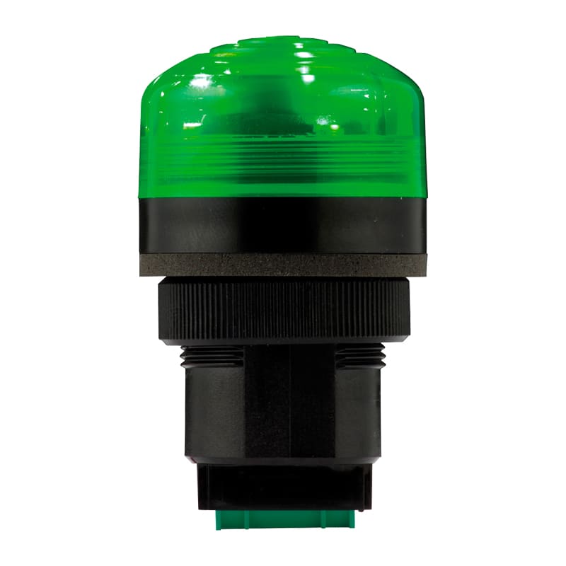 SIRENA - buzzer piezoelettrico fissa/lampeggiante suono intermittente e continuo 85db base NERA