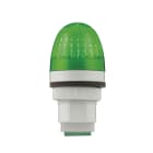 SIRENA - P40 S VERDE , luce a LED multifunzione, luce fissa, IP66, V90/240AC, base GRIGIA