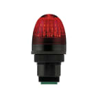 SIRENA - P40 S ROSSA , luce a LED multifunzione, luce fissa, IP66, V90/240AC, base NERA