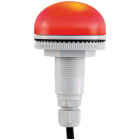 SIRENA - LUCE A LED AD INCASSO P50 S ROSSA 12/24VCACC IP66 MULTIFUNZIONE PRESSACAVO M12