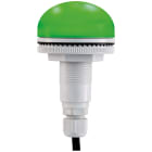 SIRENA - LUCE A LED AD INCASSO P50 S VERDE 12/24VCACC IP66 MULTIFUNZIONE PRESSACAVO M12