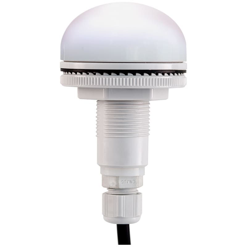 SIRENA - LUCE A LED AD INCASSO P50 S BIANCA 12/24VCACC IP66 MULTIFUNZIONE PRESSACAVO M12