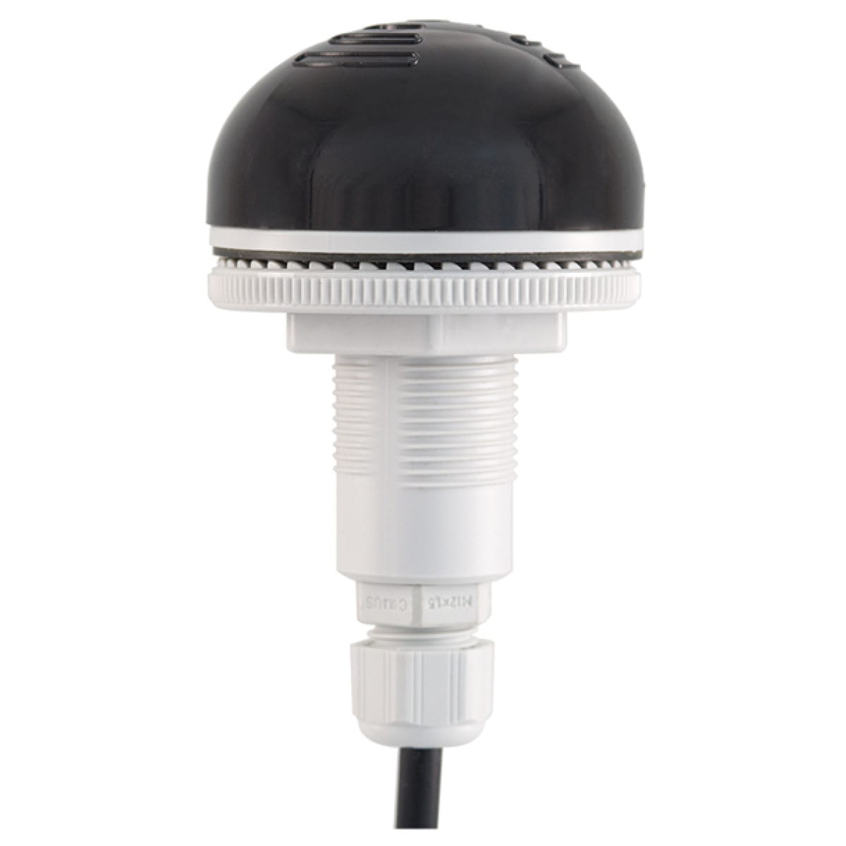 SIRENA - BUZZER AD INCASSO P50 A LED  92DB IP65 NERO 12/24VCACC MULTIFUNZIONE P-C M12