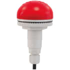 SIRENA - BUZZER LUMINOSO AD INCASSO P50 A LED 92DB IP65 ROSSO 12/24VCACC MULTIFUNZIONE P-C M12