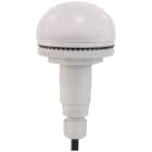 SIRENA - BUZZER LUMINOSO AD INCASSO P50 A LED 92DB IP65 BIANCO 12/24VCACC MULTIFUNZIONE P-C M12