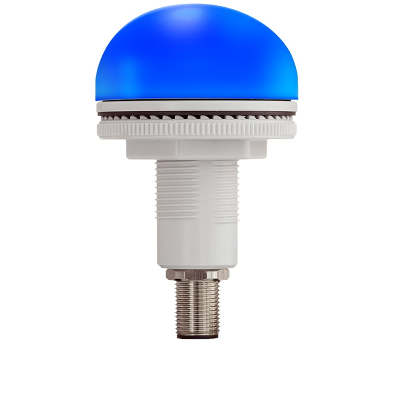 SIRENA - LUCE A LED AD INCASSO P50 S BLU 12/24VCACC IP66 MULTIFUNZIONE CONTATTO RAPIDO