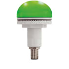 SIRENA - LUCE A LED AD INCASSO P50 S VERDE 12/24VCACC IP66 MULTIFUNZIONE CONTATTO RAPIDO