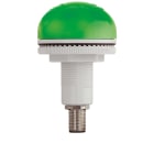 SIRENA - BUZZER LUMINOSO AD INCASSO P50 A LED 92DB IP65 VERDE 12/24VCACC CONTATTO RAPIDO
