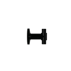 SIRENA - TWS WALL MOUNT (BP1), supporto laterale filettatura doppia per 2 colonne NERO