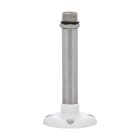 SIRENA - Base piana per fissaggio superficiale con estensione in acciaio INOX di 10 cm