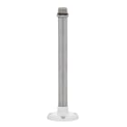 SIRENA - Base piana per fissaggio superficiale con estensione in acciaio INOX di 20 cm