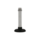 SIRENA - KIT STAINLESS STEEL L10 NERO, base piana estensione in acciaio INOX di 10 cm