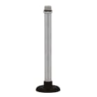 SIRENA - KIT STAINLESS STEEL L20 NERO, base piana estensione in acciaio INOX di 20 cm