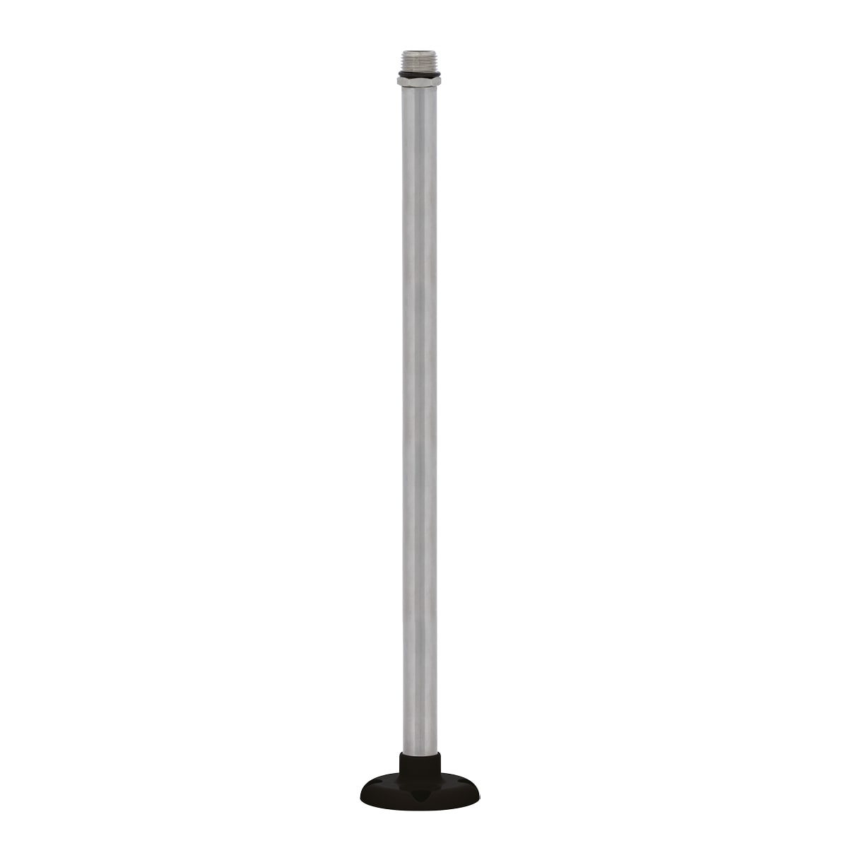 SIRENA - KIT STAINLESS STEEL L40 NERO, base piana estensione in acciaio INOX di 40 cm