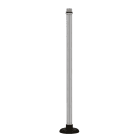 SIRENA - KIT STAINLESS STEEL L40 NERO, base piana estensione in acciaio INOX di 40 cm