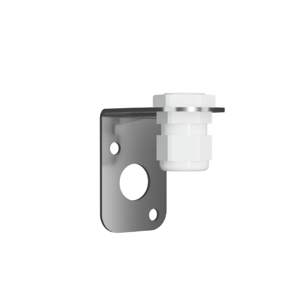 SIRENA - Staffa in acciaio INOX con adattatore M12 | 8 poli