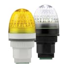 SIRENA - P40 S : indicatore a LED bianco - effetto fisso/lampeggiante/strobo - IP66 V12/24ACDC