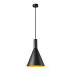 SLV - PHELIA 280 E27, SOSPENSIONE, NERO/ORO